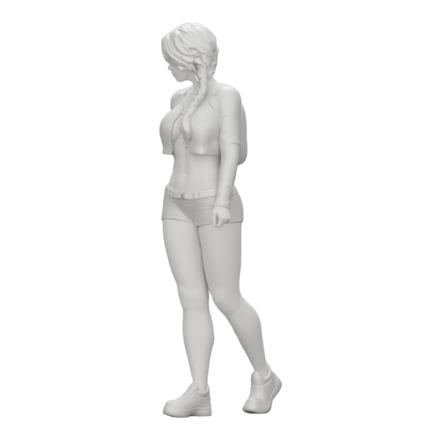Produktfoto 0: Sexy Mädchen, in Shorts, Minishirt und Rucksack (Ref Nr. A0)