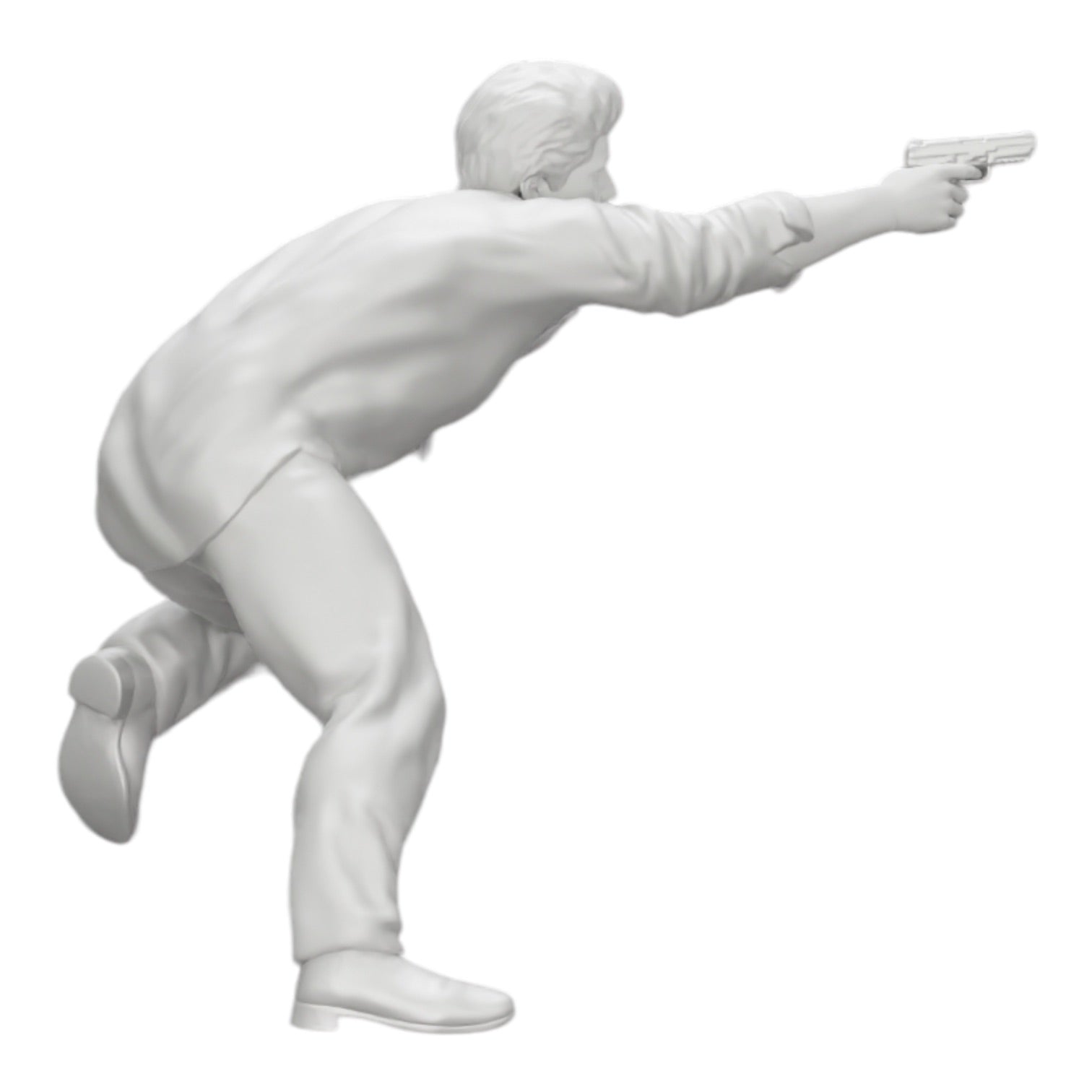 Diorama model building product photo 0: Gangster shooting with a weapon from a car (Ref No. A6)