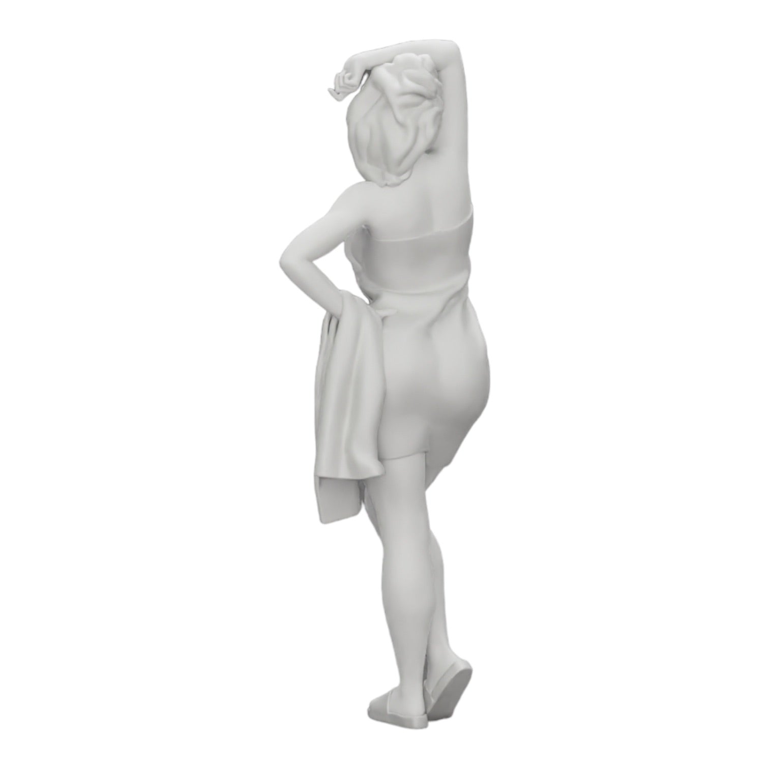 Diorama model building product photo 0: Sexy woman after shower with bathrobe and towel (Ref No. A10)