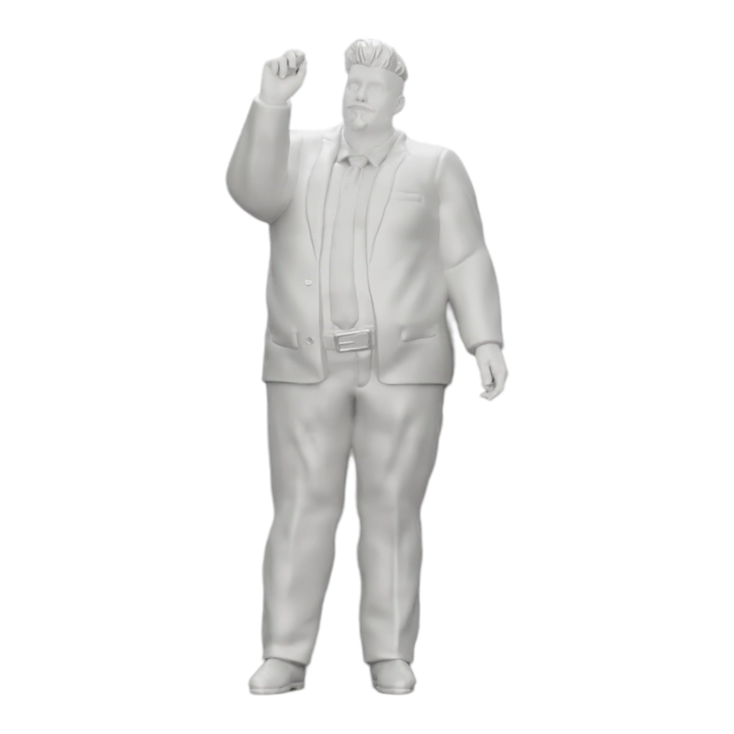 Diorama model building product photo 0: Corpulent businessman writing on whiteboard (Ref No. A19)