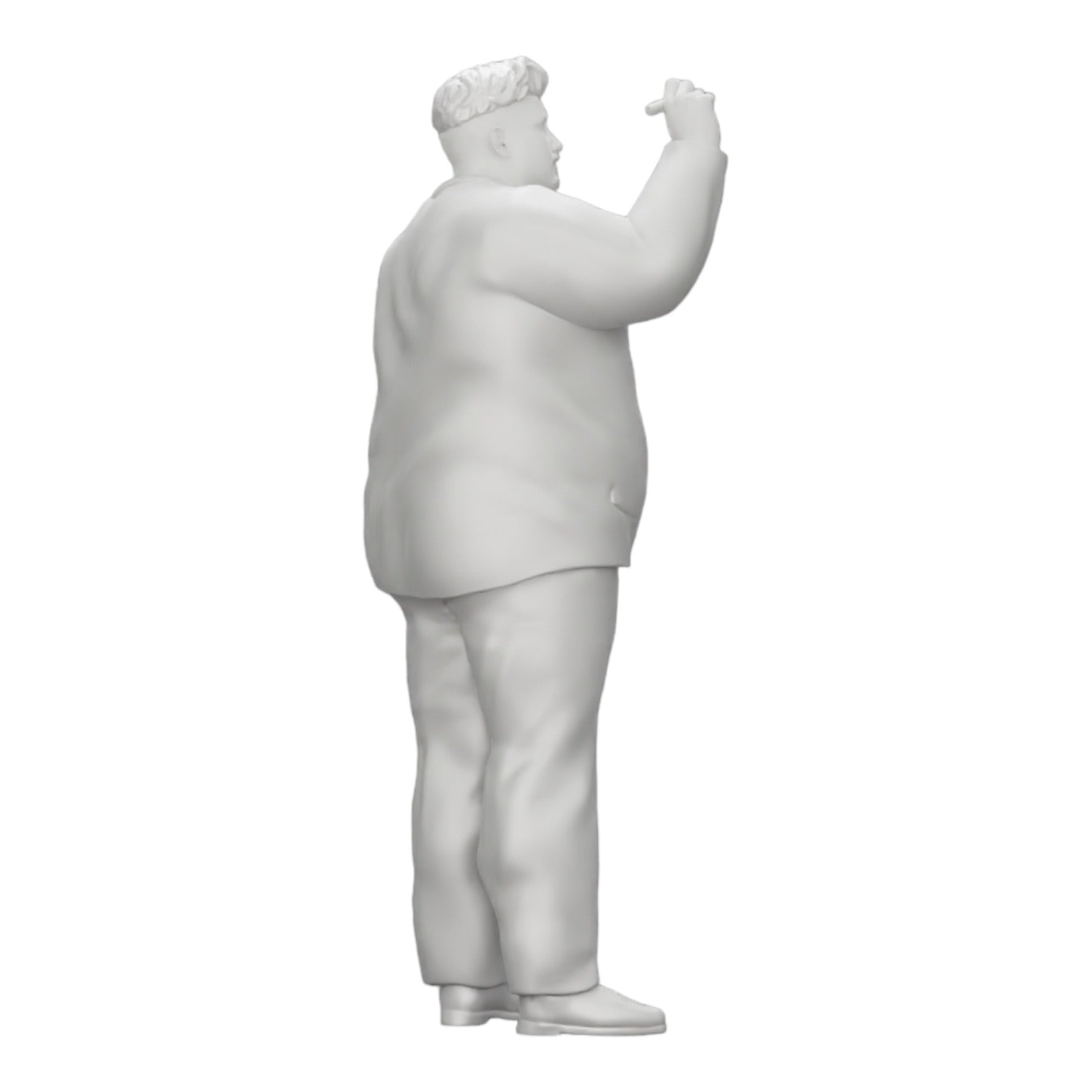 Diorama model building product photo 0: Corpulent businessman writing on whiteboard (Ref No. A19)