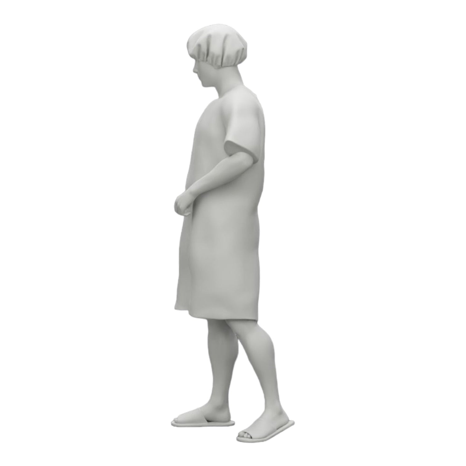 Diorama model building product photo 0: Patient in hospital is moving forward (Ref No. A27)
