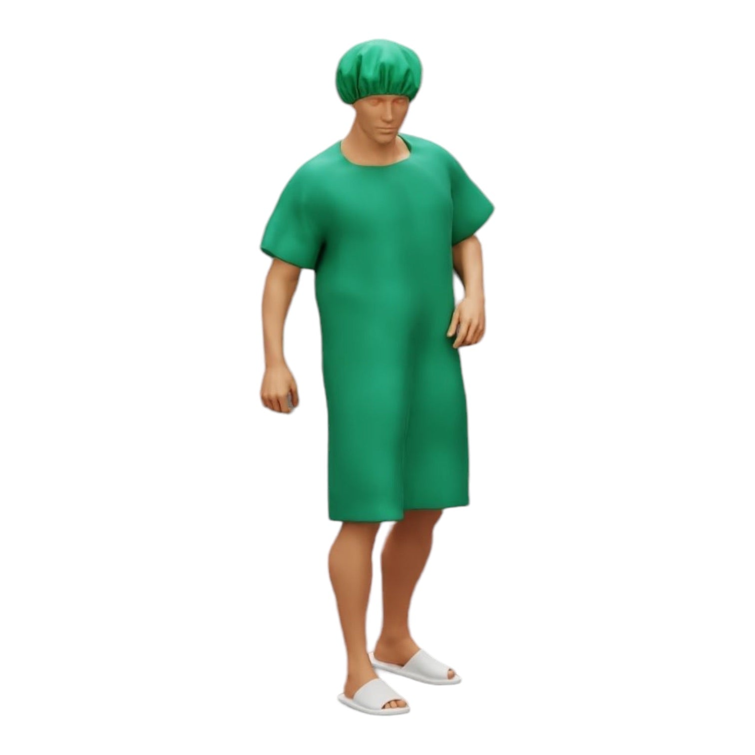 Diorama model building product photo 0: Patient in hospital is moving forward (Ref No. A27)