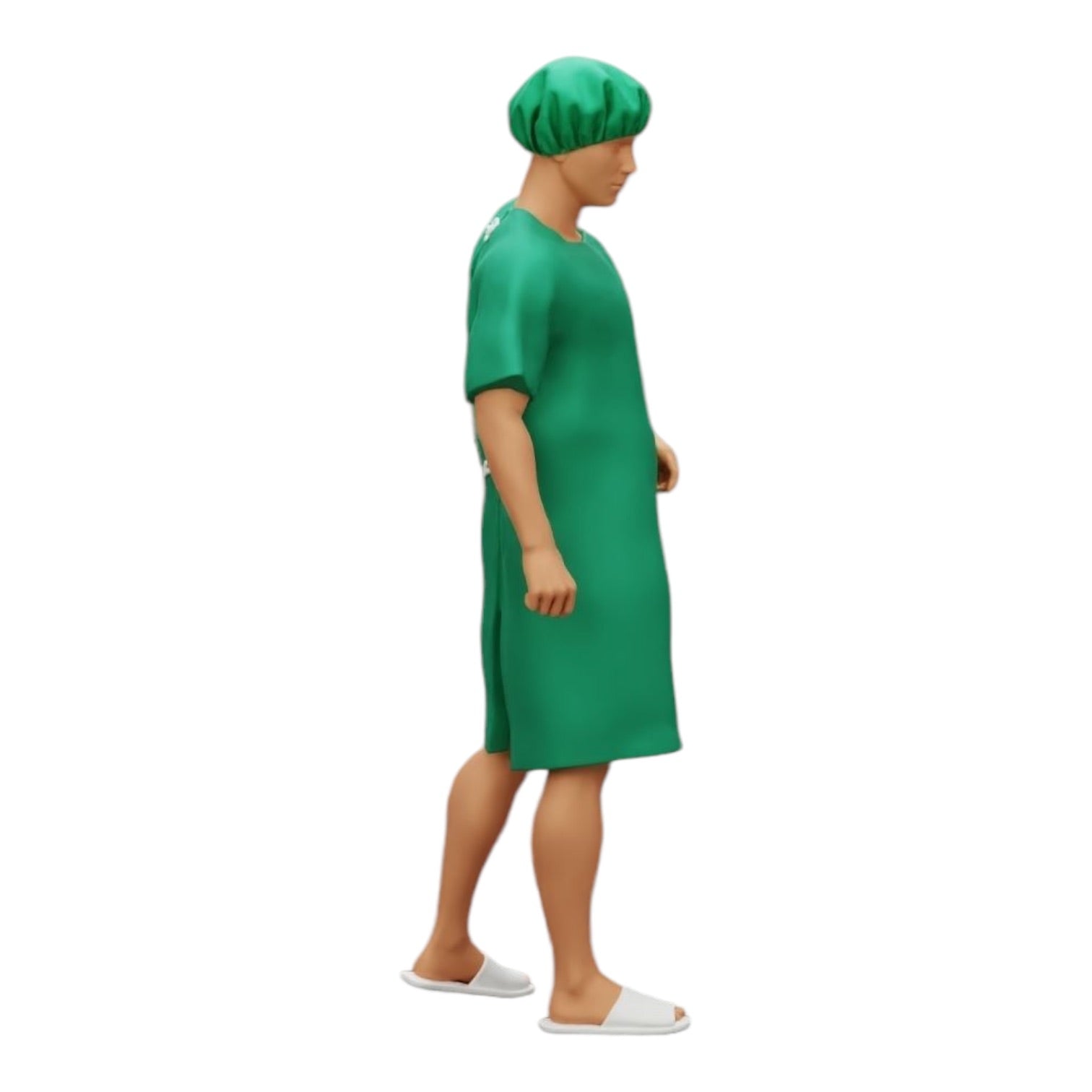 Diorama model building product photo 0: Patient in hospital is moving forward (Ref No. A27)