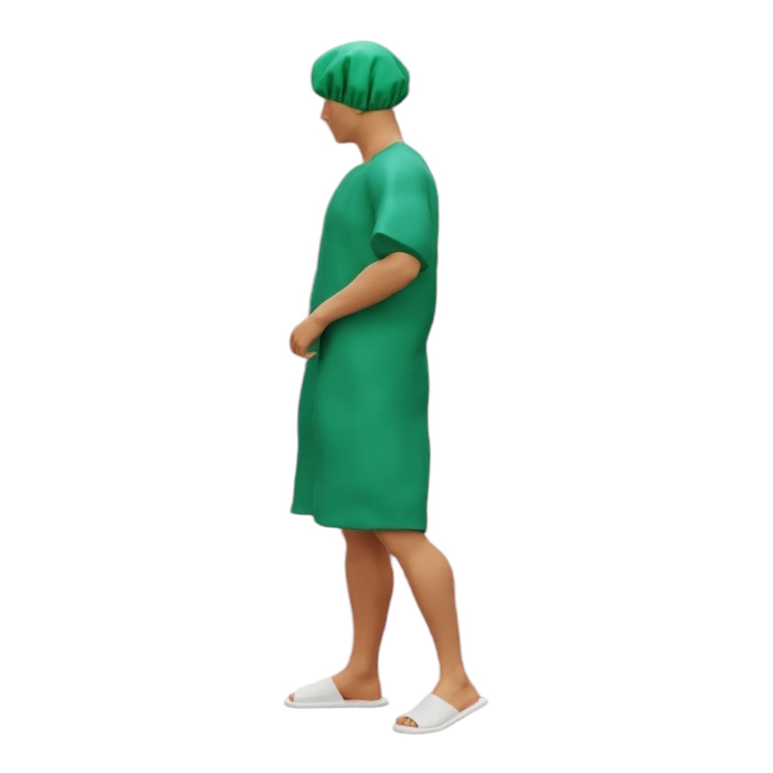 Diorama model building product photo 0: Patient in hospital is moving forward (Ref No. A27)