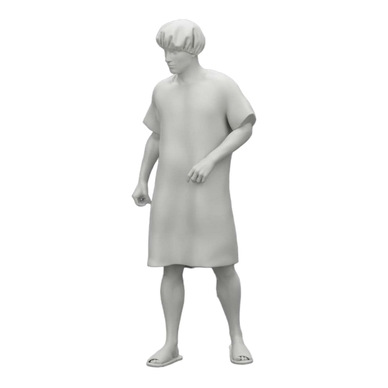 Diorama model building product photo 0: Patient in hospital is moving forward (Ref No. A27)