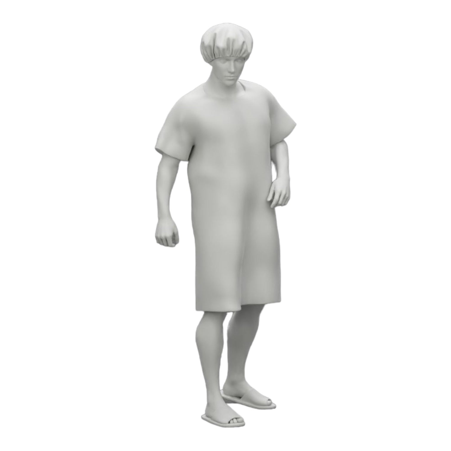 Diorama model building product photo 0: Patient in hospital is moving forward (Ref No. A27)