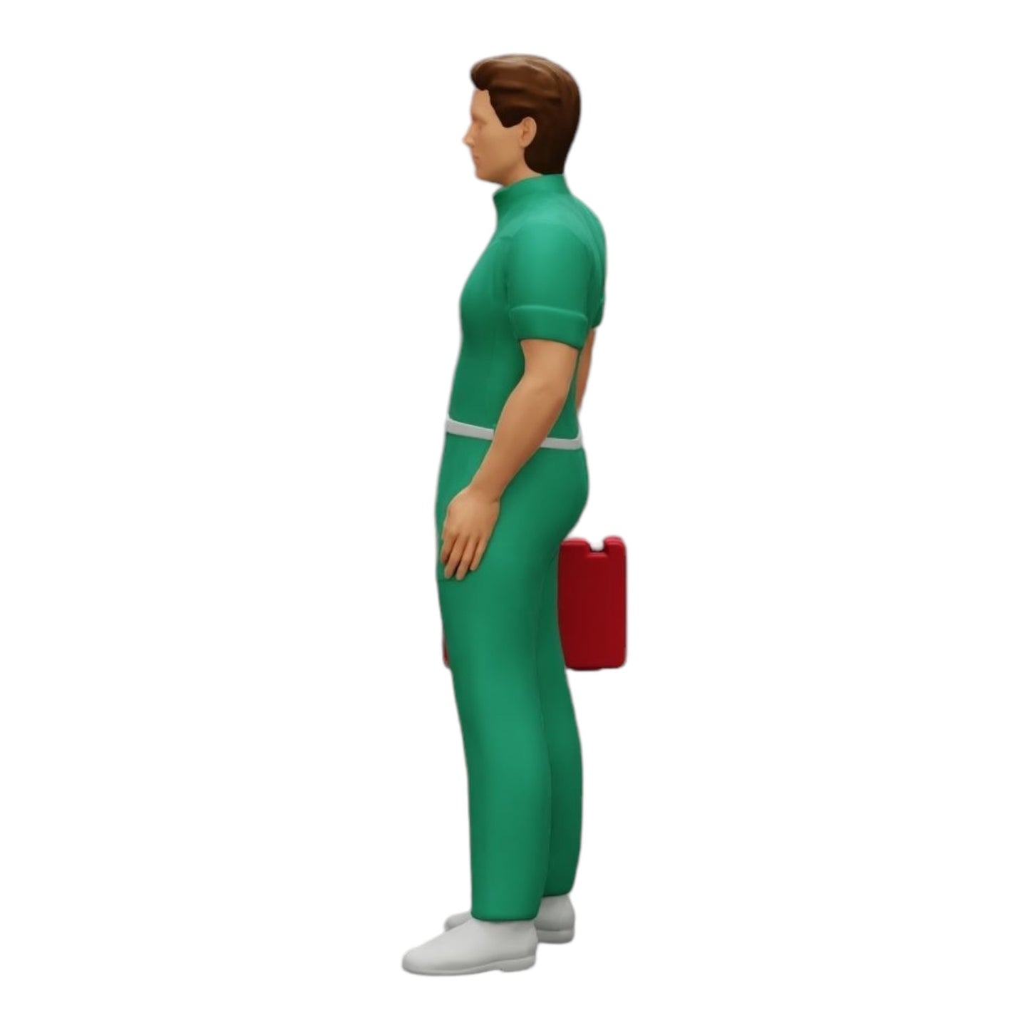 Diorama model building product photo 0: Medic stands ready with a first aid kit (Ref No. A28)