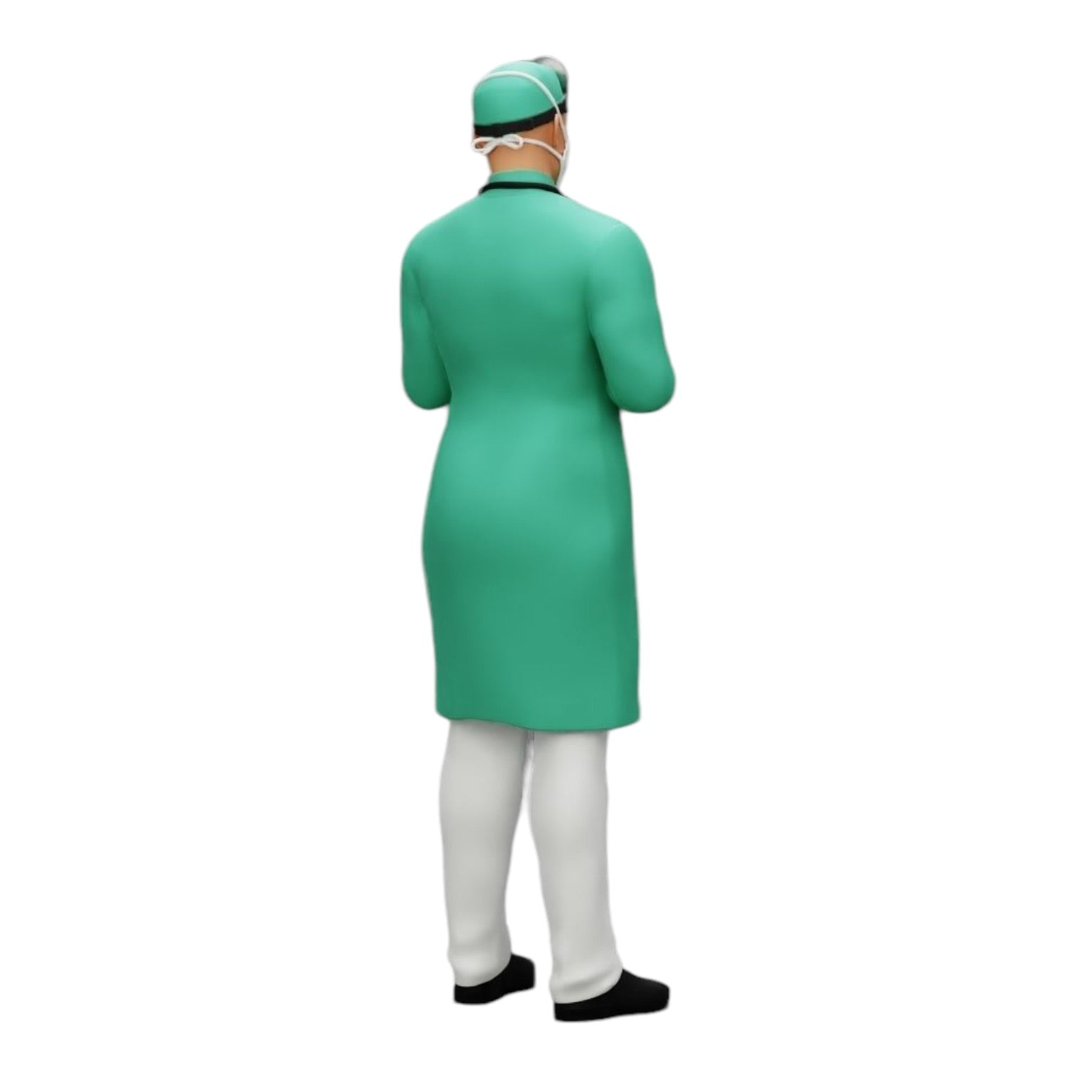 Diorama model building product photo 0: Surgeon/Doctor in hospital with stethoscope (Ref No. A29)