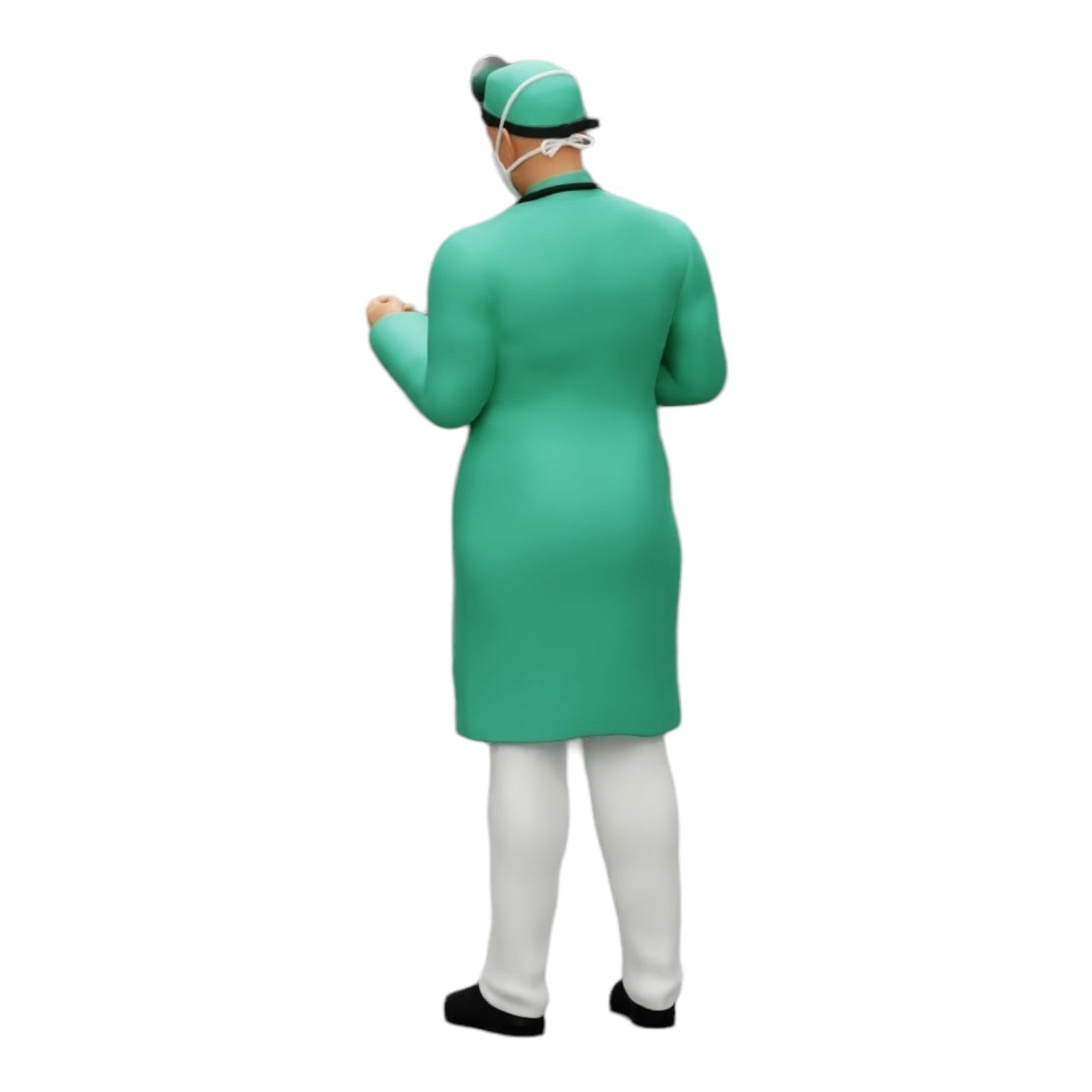 Diorama model building product photo 0: Surgeon/Doctor in hospital with stethoscope (Ref No. A29)