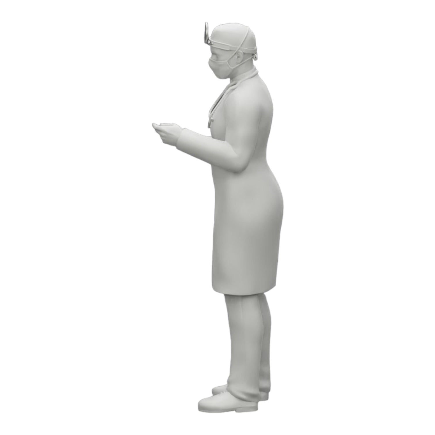 Diorama model building product photo 0: Surgeon/Doctor in hospital with stethoscope (Ref No. A29)