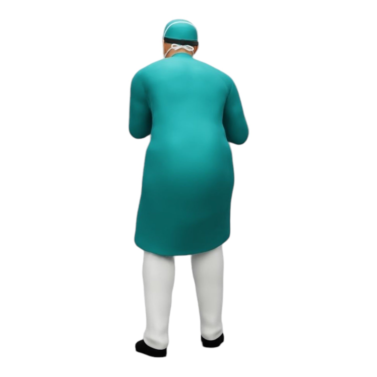 Diorama model building product photo 0: Surgeon/Doctor in hospital examining patient (Ref No. A30)