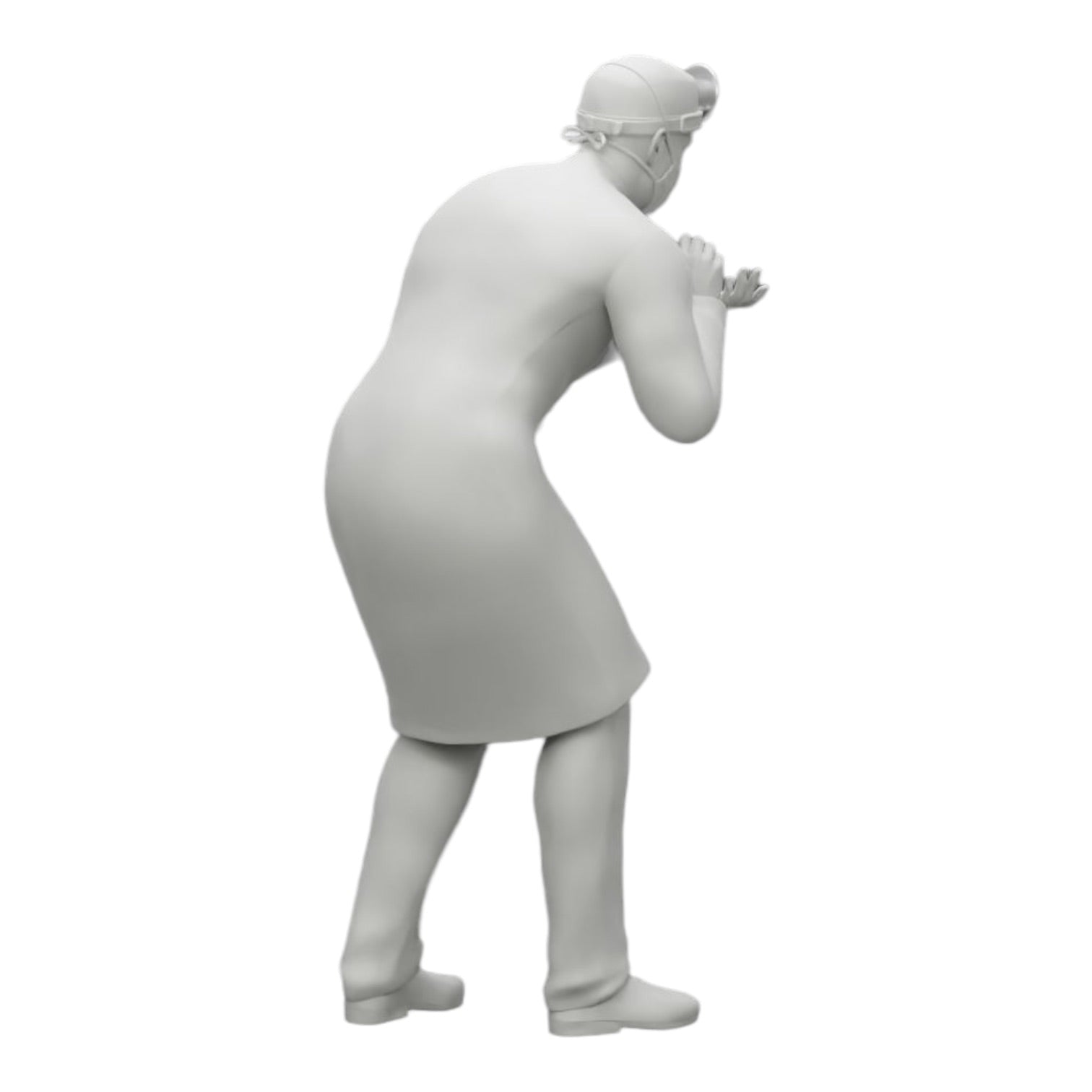 Diorama model building product photo 0: Surgeon/Doctor in hospital examining patient (Ref No. A30)