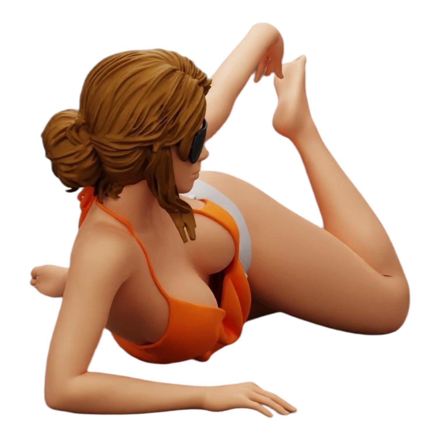 Diorama model building product photo 0: Sexy girl with sunglasses and bikini on the sandy beach (Ref No. A33)