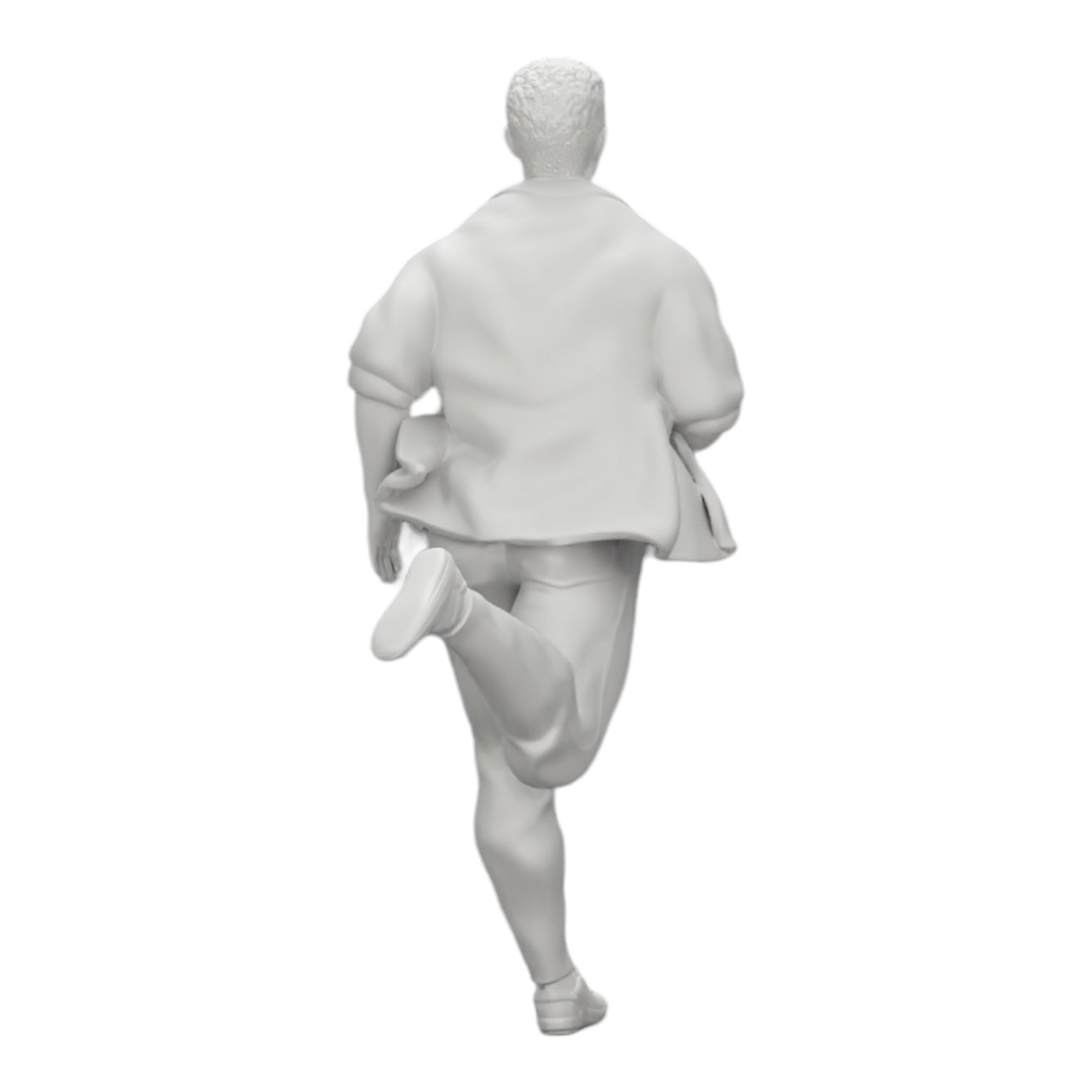 Diorama model building product photo 0: Man in open shirt fleeing from his arrest (Ref No. A41)