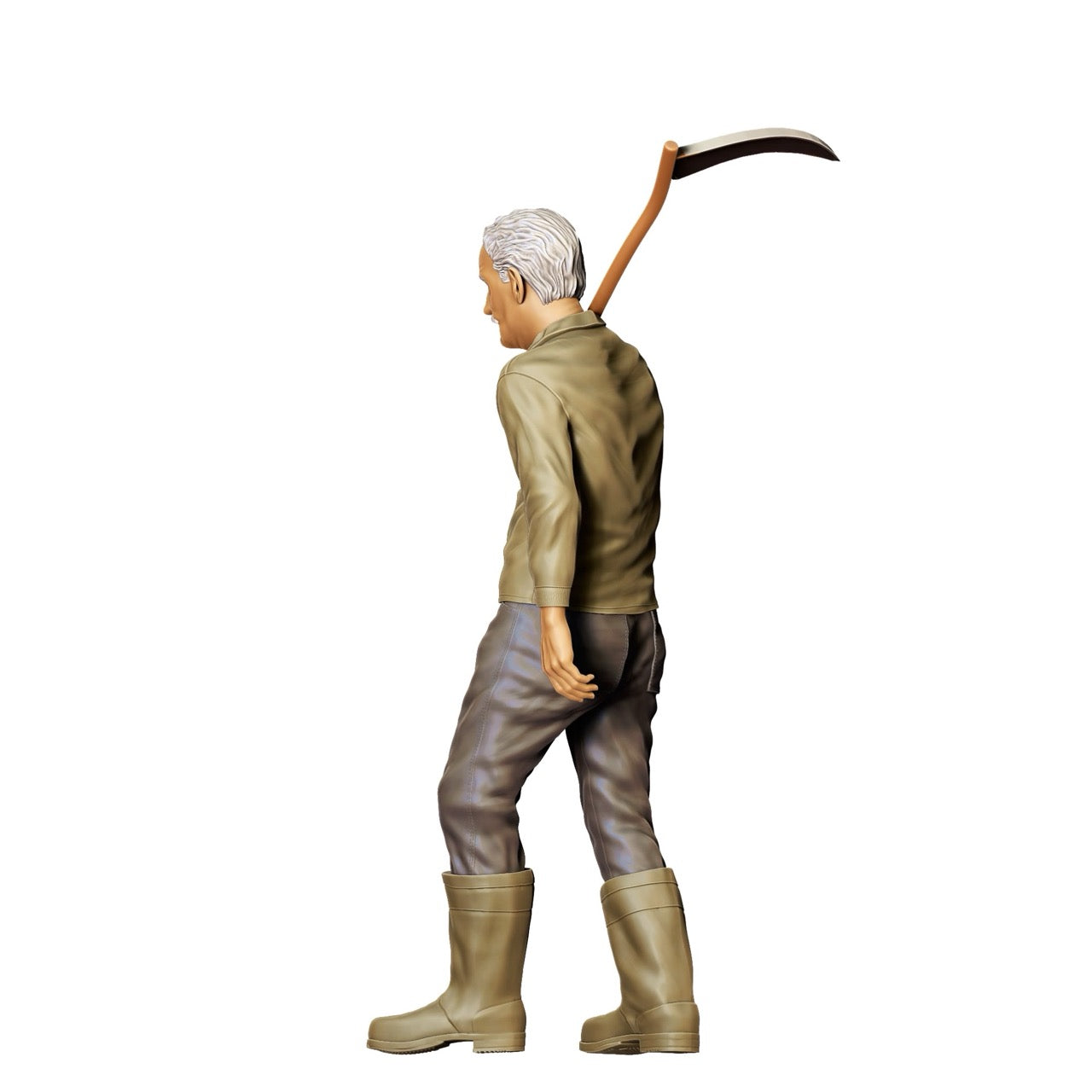 Miniature Figure: Farmer with Scythe A - Old Farmer at Work (No. 299)
