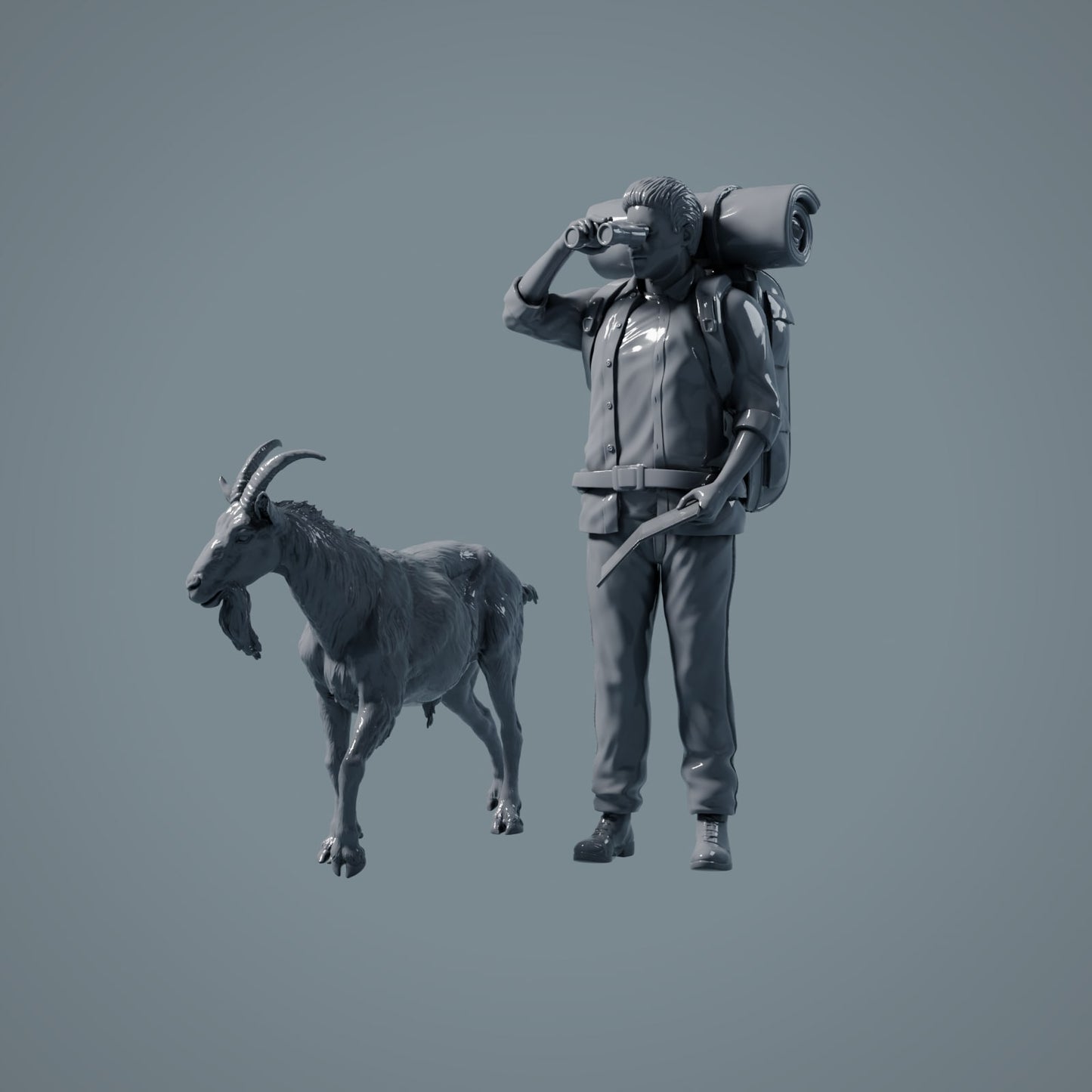 Alpine Goat: Walking (a048)