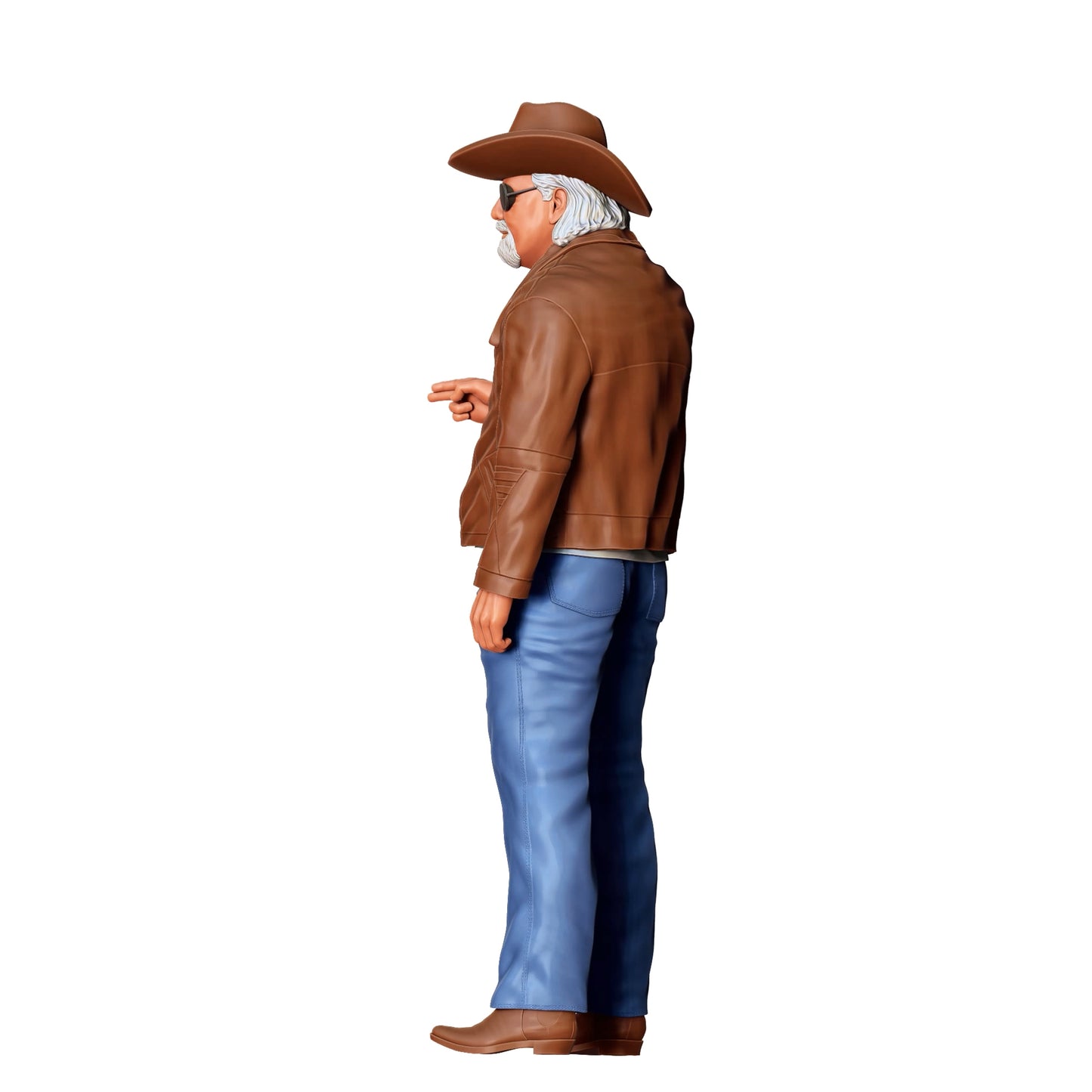 Diorama model building product photo 0: Man looking at car - car scene (Ref. No. 362)