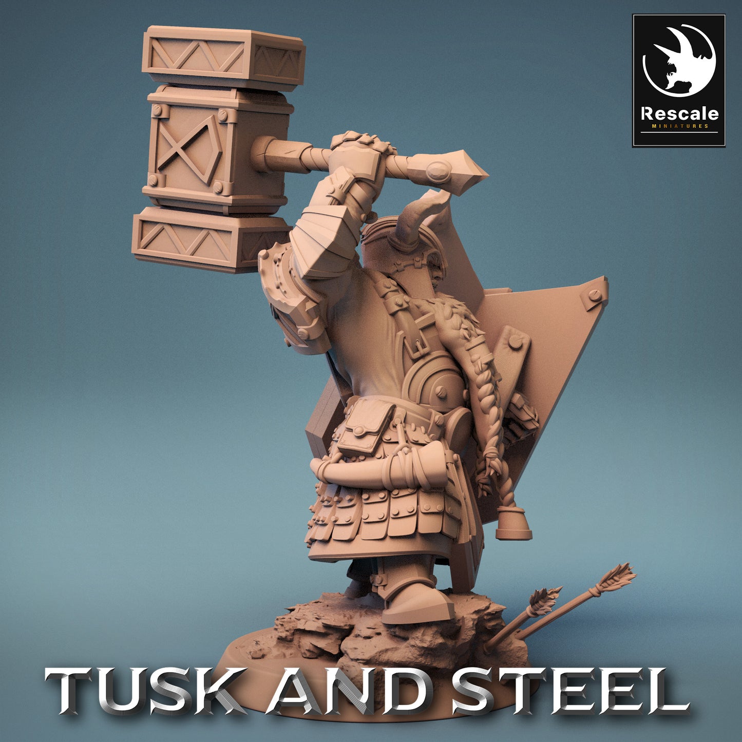 Dwarf Warrior - Brave Soldier - Miner Under the Mountain (F8)