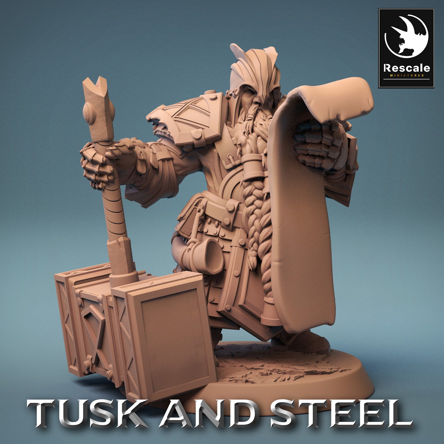 Dwarf Warrior - Brave Soldier - Miner Under the Mountain (F6)