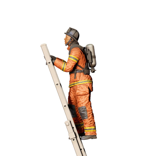 Diorama Model Building Product Photo 0: American Firefighter - Climbing Ladder (Ref. No. 307)