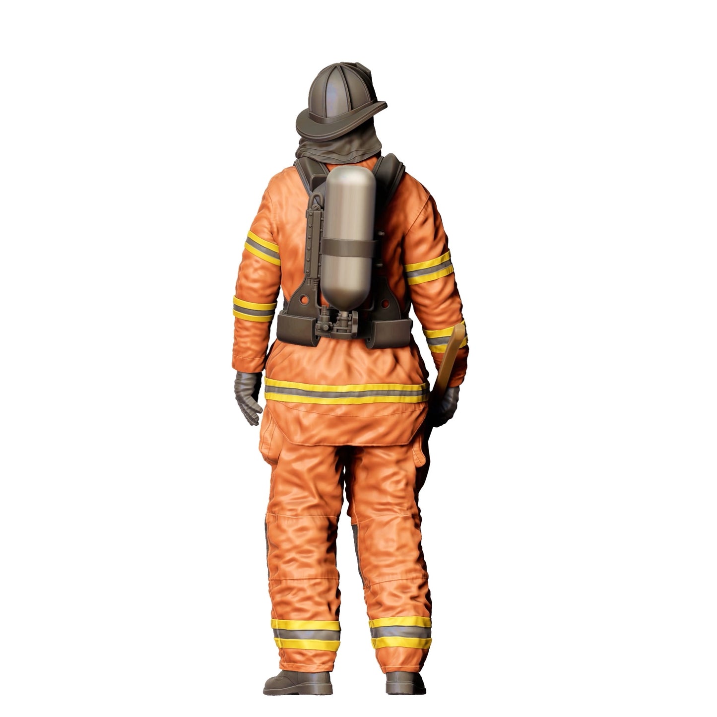 Diorama Modellbau Produktfoto 0: Feuerwehrmann Amerikanisch - Mit Axt (Ref. Nr. 308)