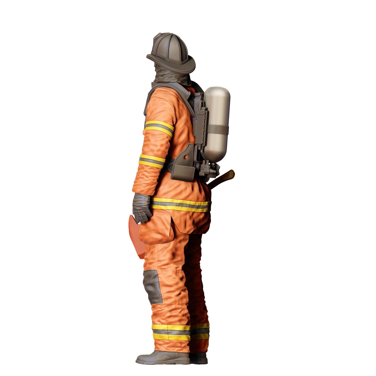Diorama Modellbau Produktfoto 0: Feuerwehrmann Amerikanisch - Mit Axt (Ref. Nr. 308)