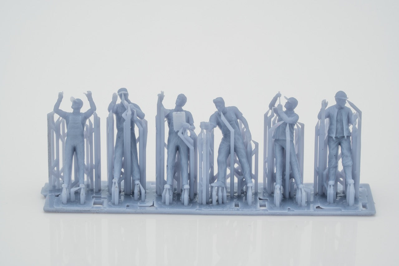 Product photo Figure H0, 1:72 - 0: Mechanic Figures Set (6 Figures)