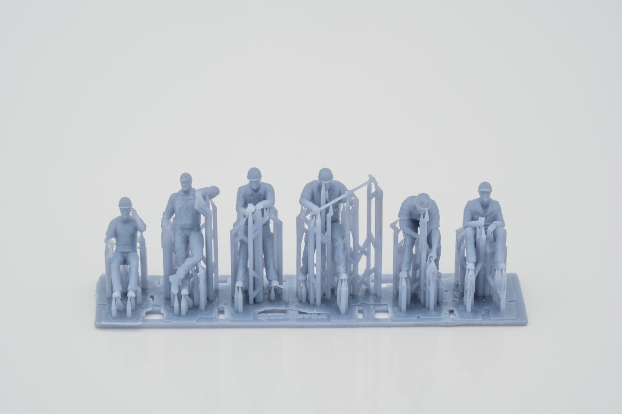 Product photo Figure H0, 1:72 - 0: Construction Worker Figures Set