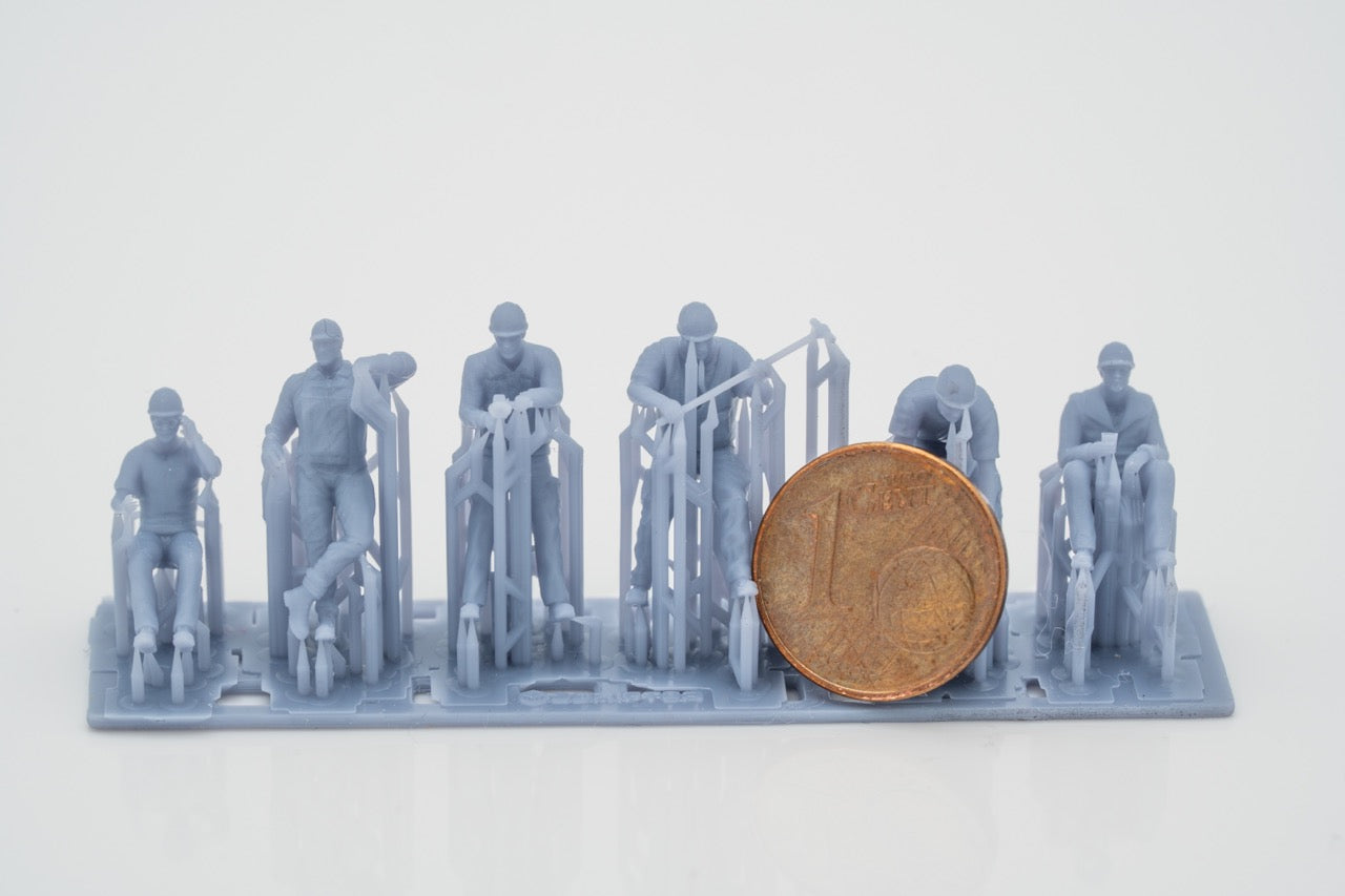 Product photo Figure H0, 1:72 - 0: Construction Worker Figures Set