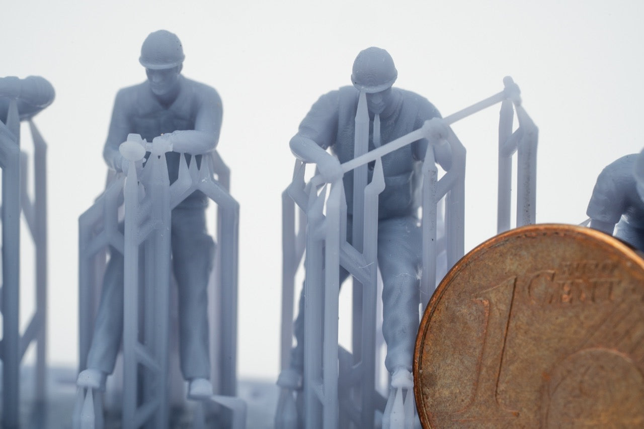 Product photo Figure H0, 1:72 - 0: Construction Worker Figures Set