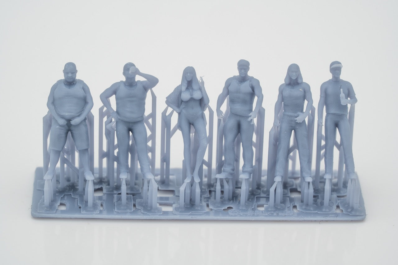 Product photo Figure H0, 1:72 - 0: Rowdy and Rüpel Figures Set