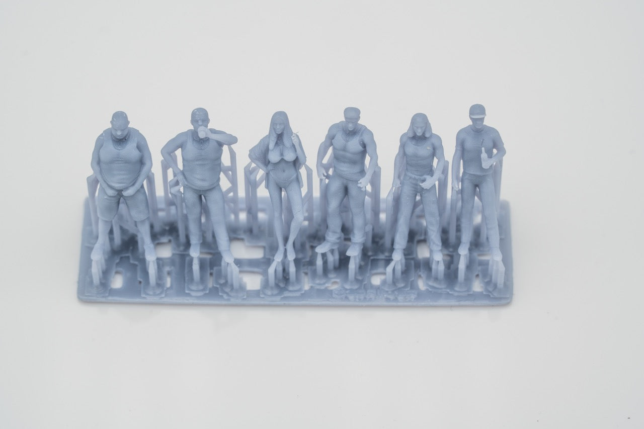 Product photo Figure H0, 1:72 - 0: Rowdy and Rüpel Figures Set
