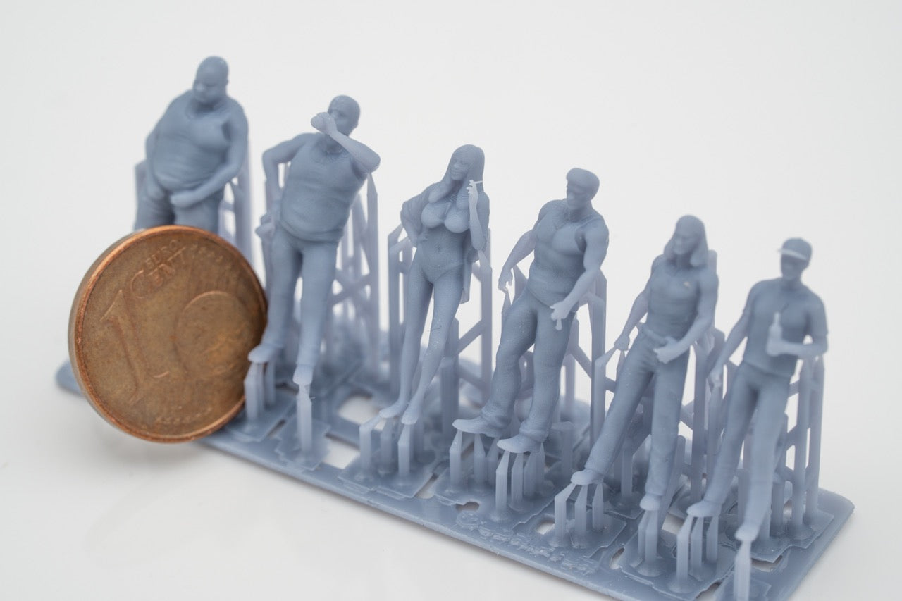 Product photo Figure H0, 1:72 - 0: Rowdy and Rüpel Figures Set