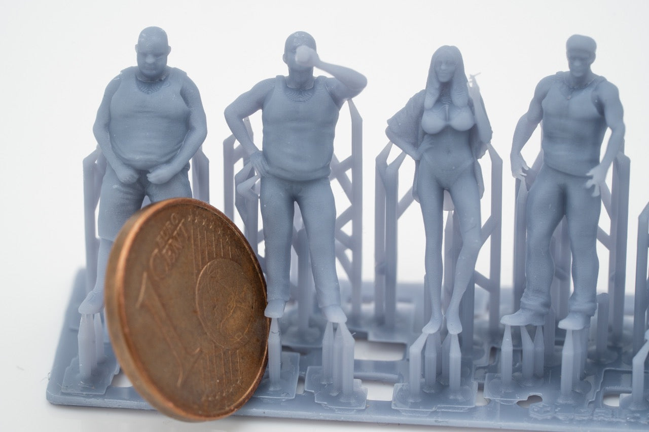 Product photo Figure H0, 1:72 - 0: Rowdy and Rüpel Figures Set