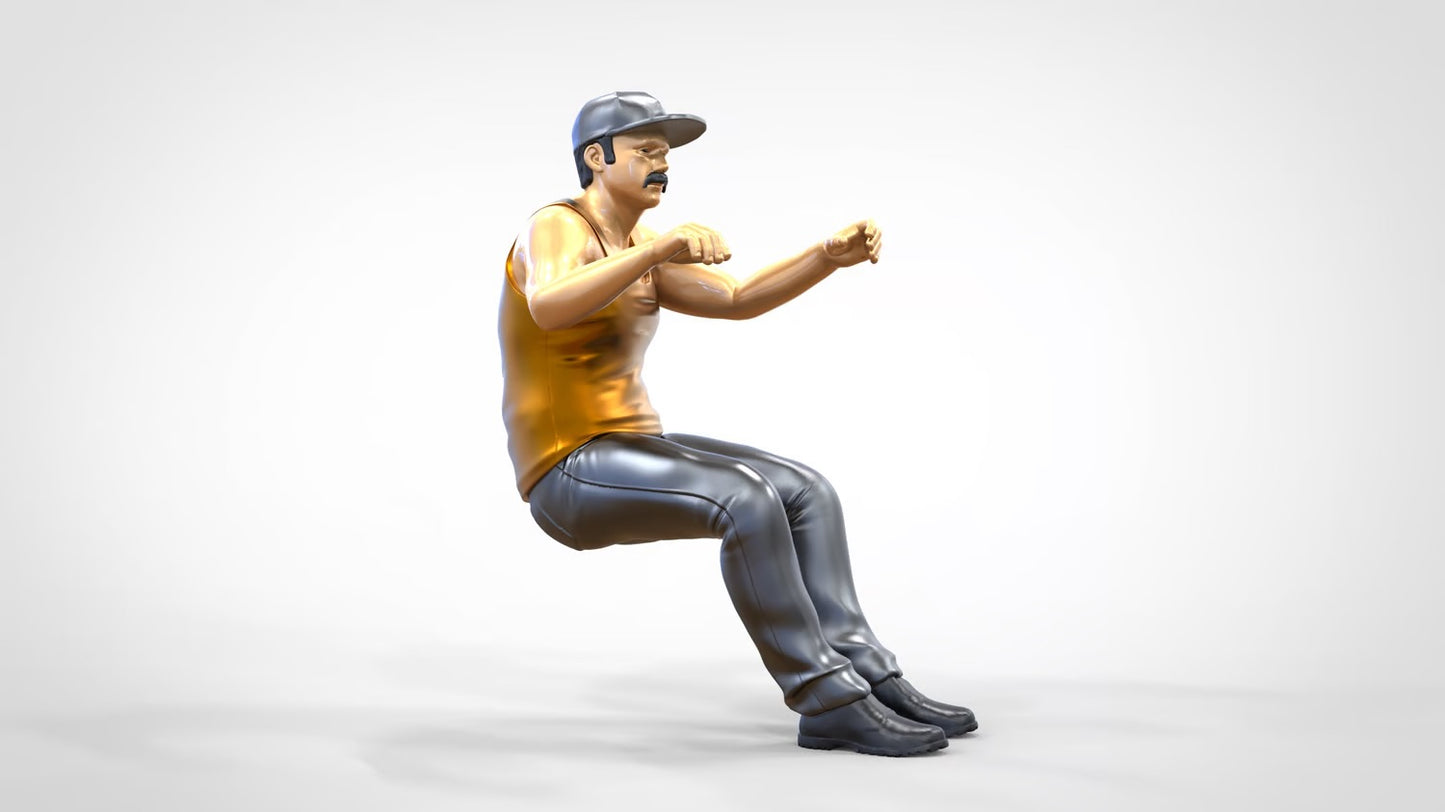 Product photo 0: Machine Driver - With Cap - In Vehicle