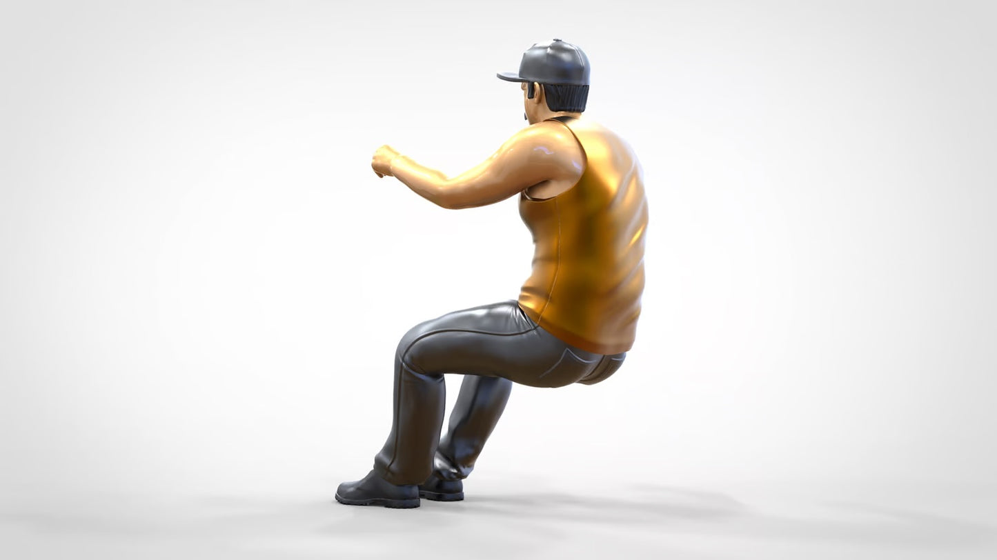Product photo 0: Machine Driver - With Cap - In Vehicle