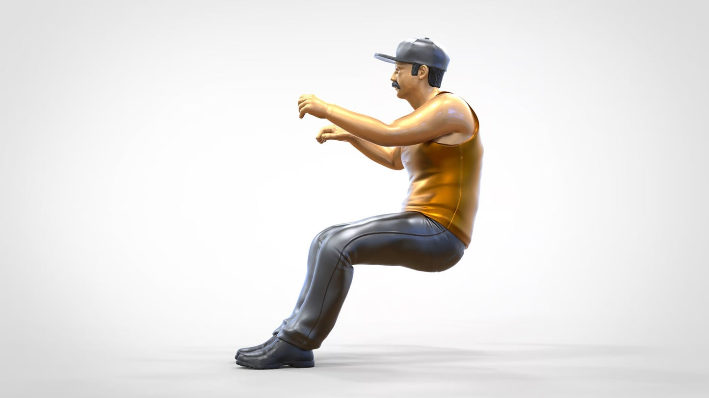 Product photo 0: Machine Driver - With Cap - In Vehicle