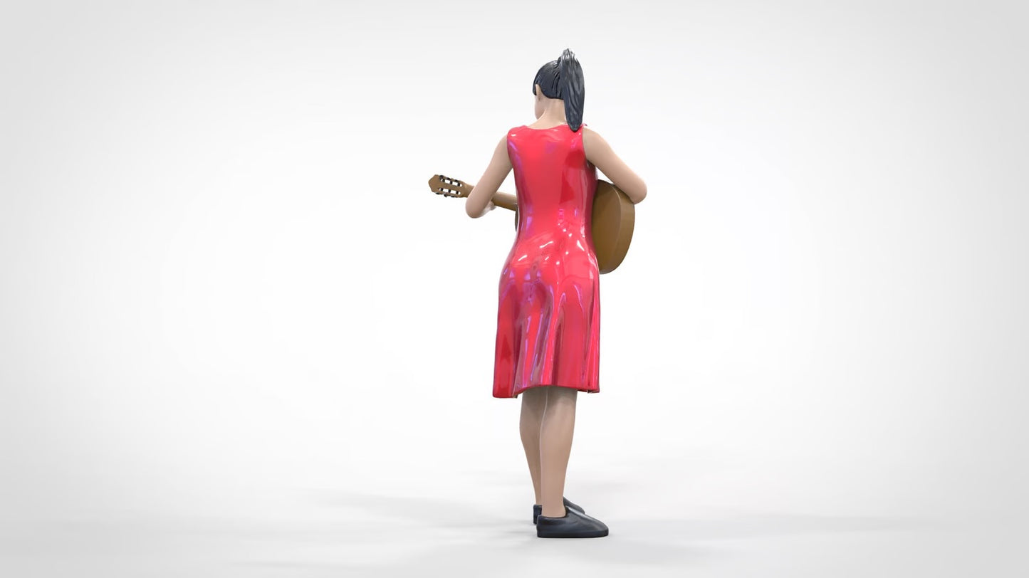 Produktfoto 0: Musiker - Frau mit Gitarre