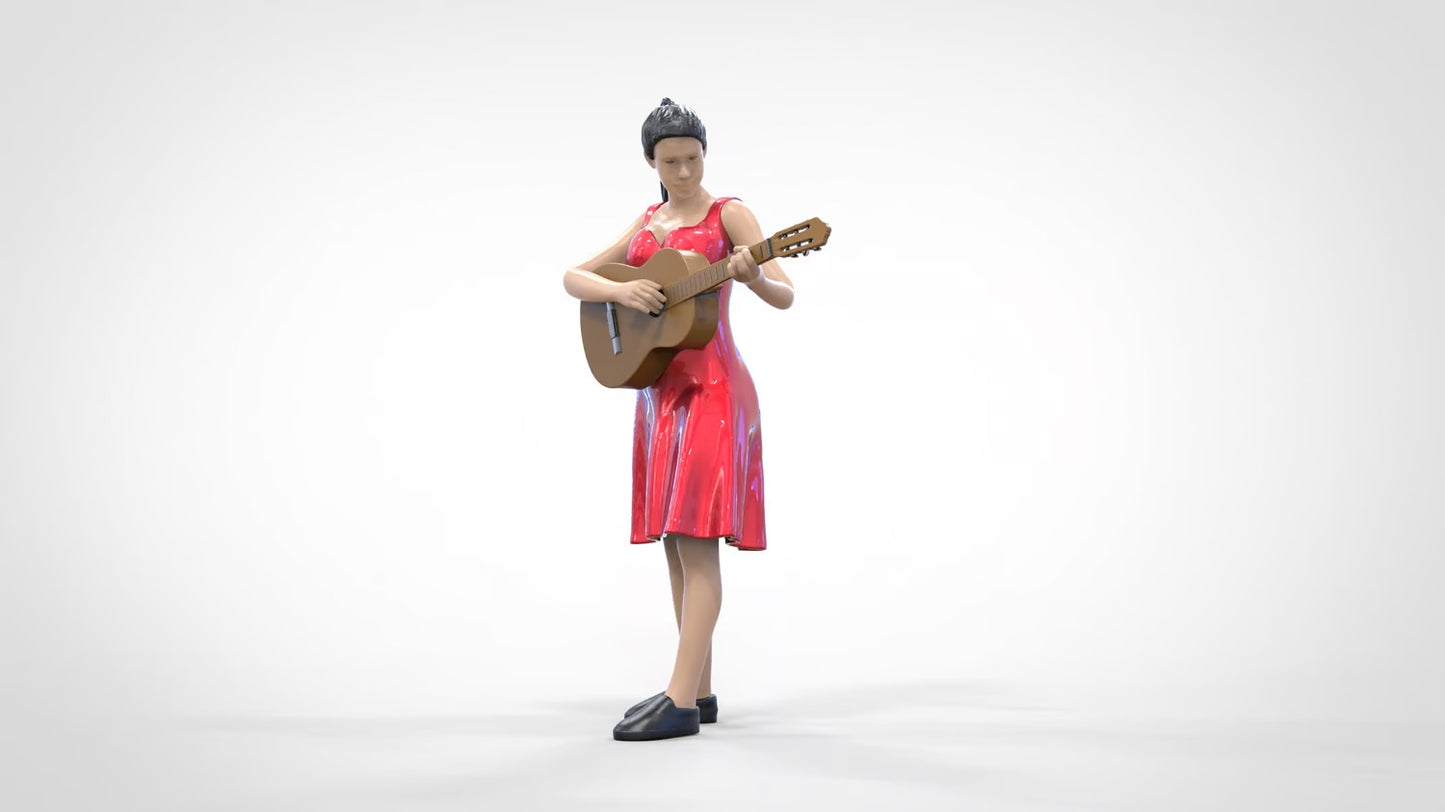 Produktfoto 0: Musiker - Frau mit Gitarre