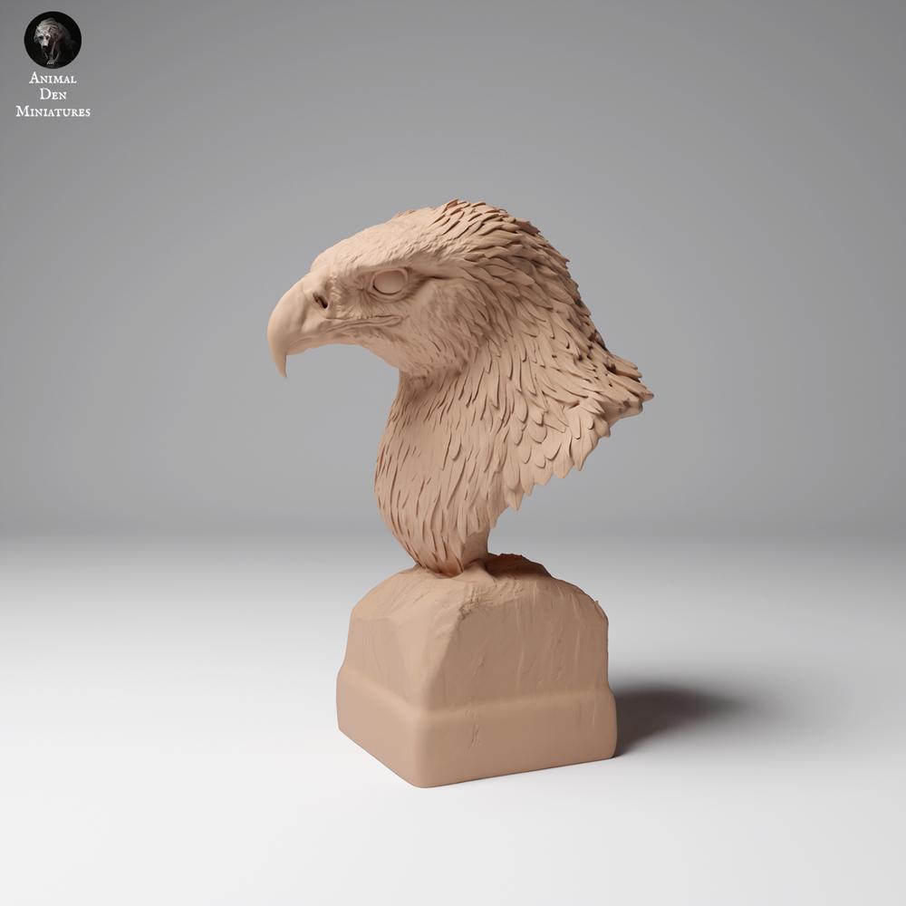 Product photo animal figure Animal Den Miniatures 2: Bird of prey figure: Golden Eagle - Bust (24_12_16)
