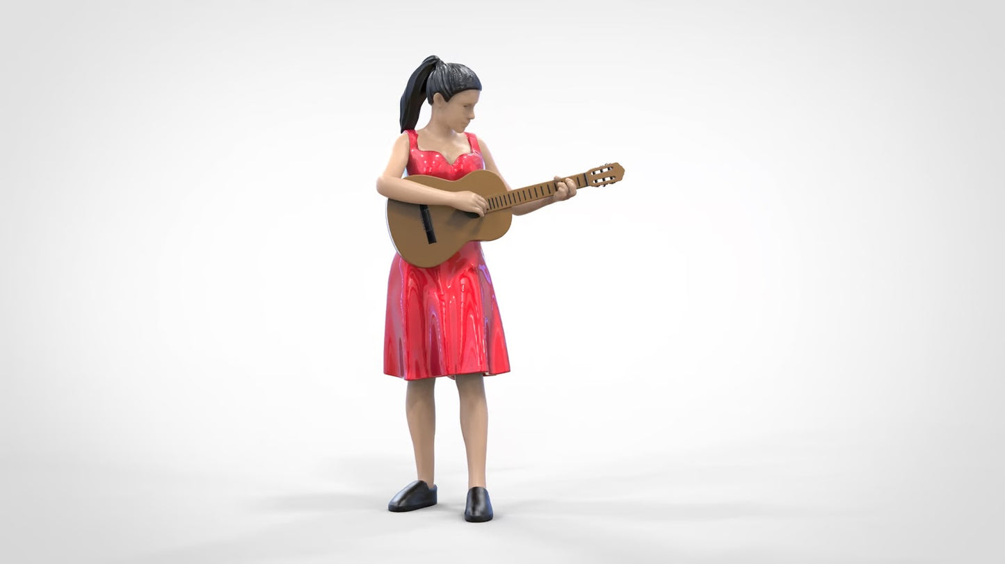 Produktfoto 0: Musiker - Frau mit Gitarre