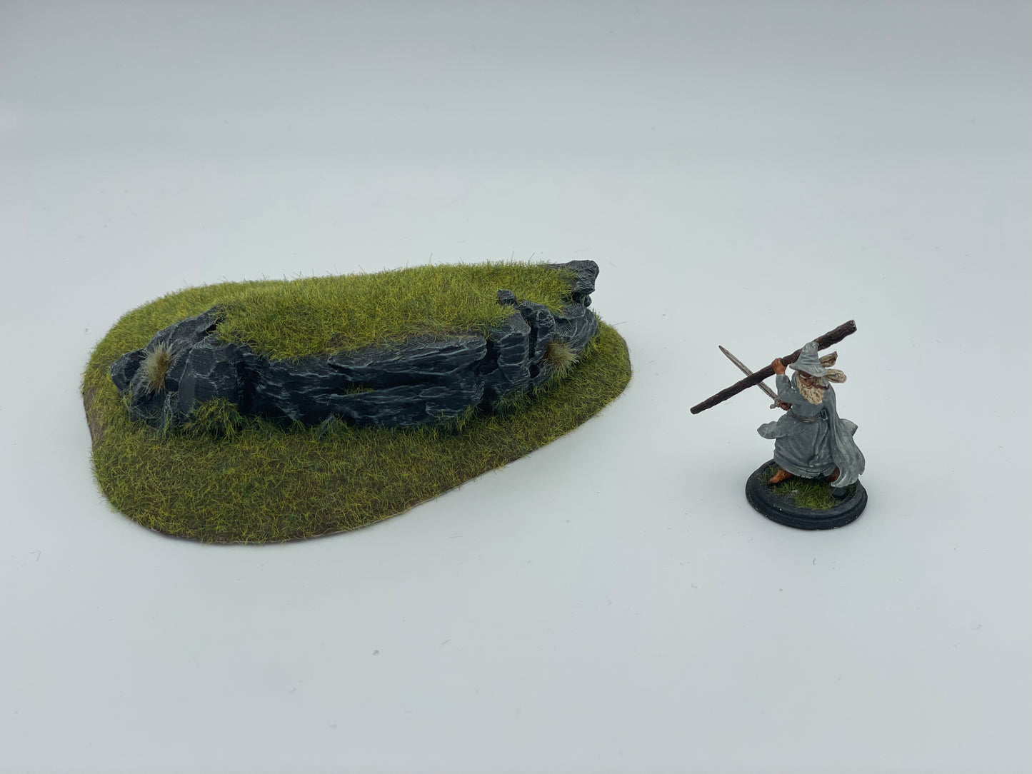 Product photo Tabletop 28mm The Printing Goes Ever On (TPGEO) 0: Hill Terrain Type A - Gentle Rise in Grassland
