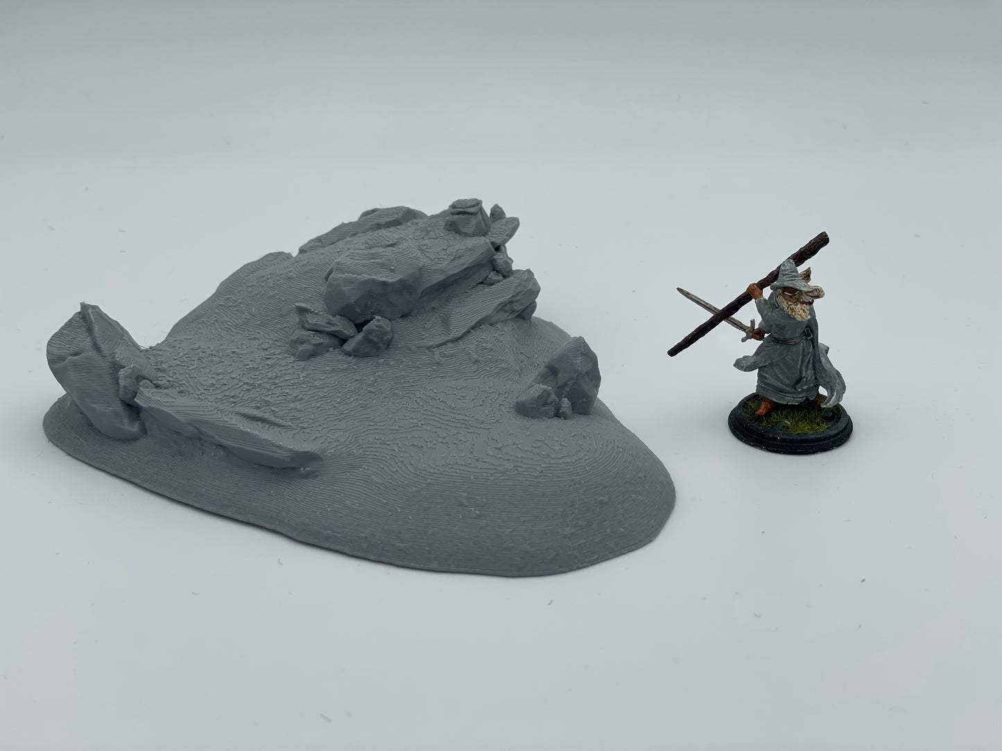 Product photo Tabletop 28mm The Printing Goes Ever On (TPGEO) 0: Hill Terrain Type C - Gentle Rise in Grassland