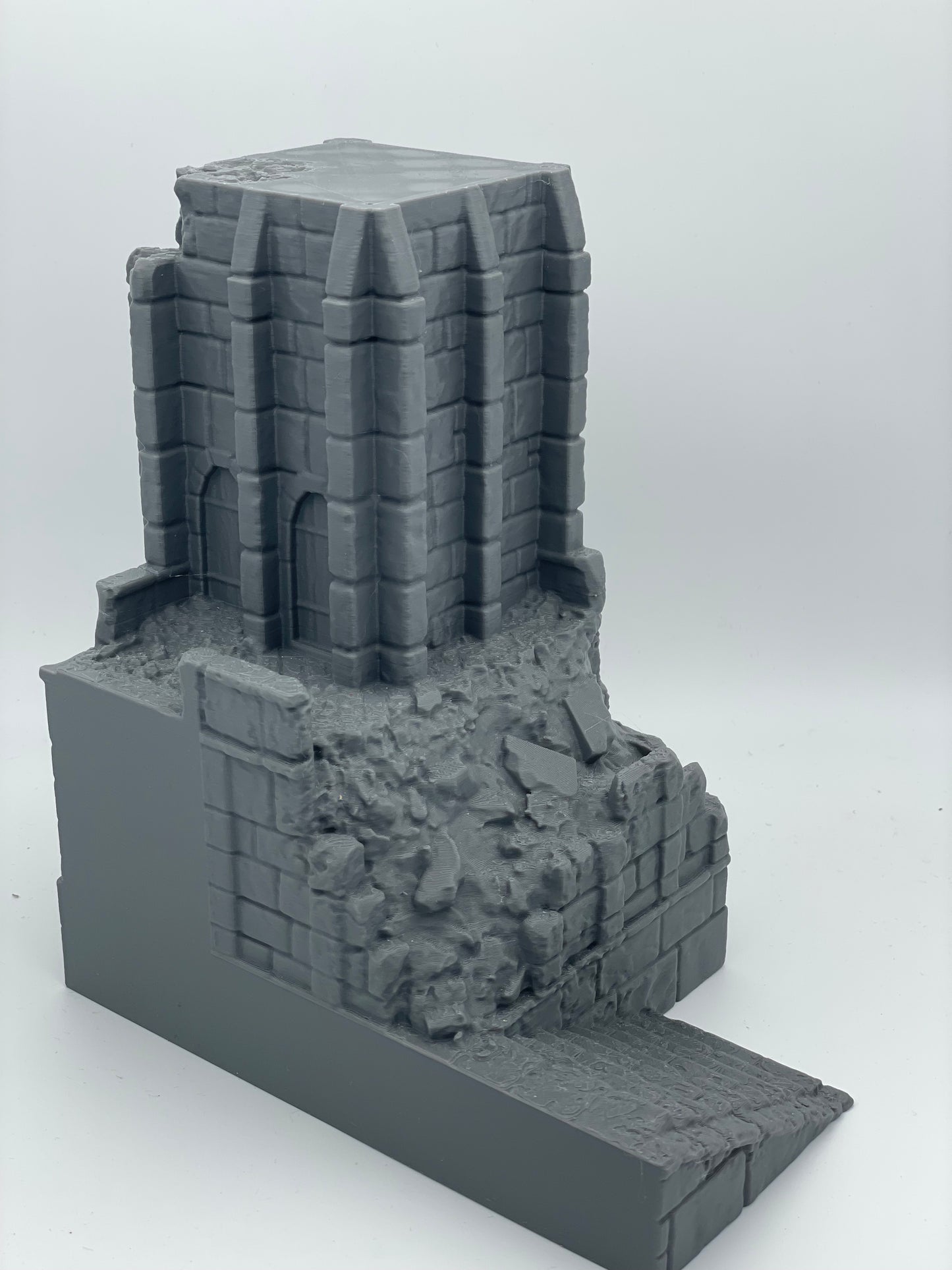 Product photo Tabletop 28mm The Printing Goes Ever On (TPGEO) 0: Ruined medieval tower - Remains of military building - Destroyed outpost