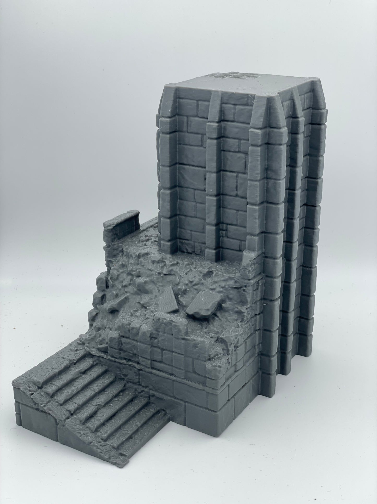 Product photo Tabletop 28mm The Printing Goes Ever On (TPGEO) 0: Ruined medieval tower - Remains of military building - Destroyed outpost
