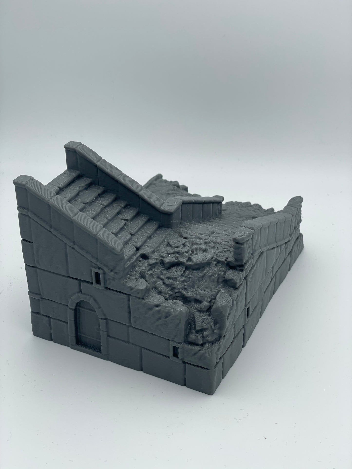Product photo Tabletop 28mm The Printing Goes Ever On (TPGEO) 0: Ruined medieval tower - Remains of military building - Destroyed outpost