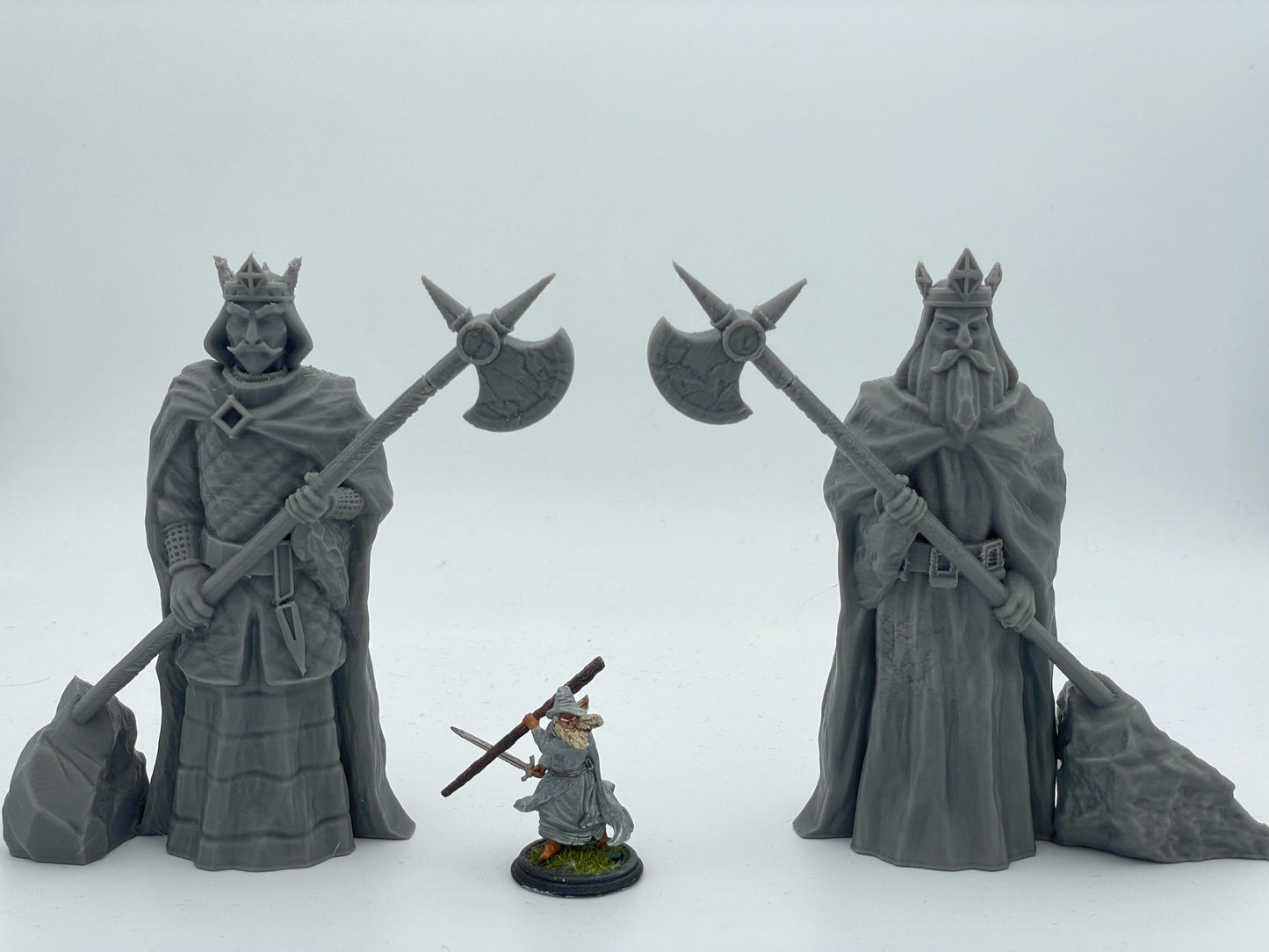 Product photo Tabletop 28mm The Printing Goes Ever On (TPGEO) 0: Statues of Kings - Witnesses of Lost Kingdoms - Mementos of Powerful Rulers