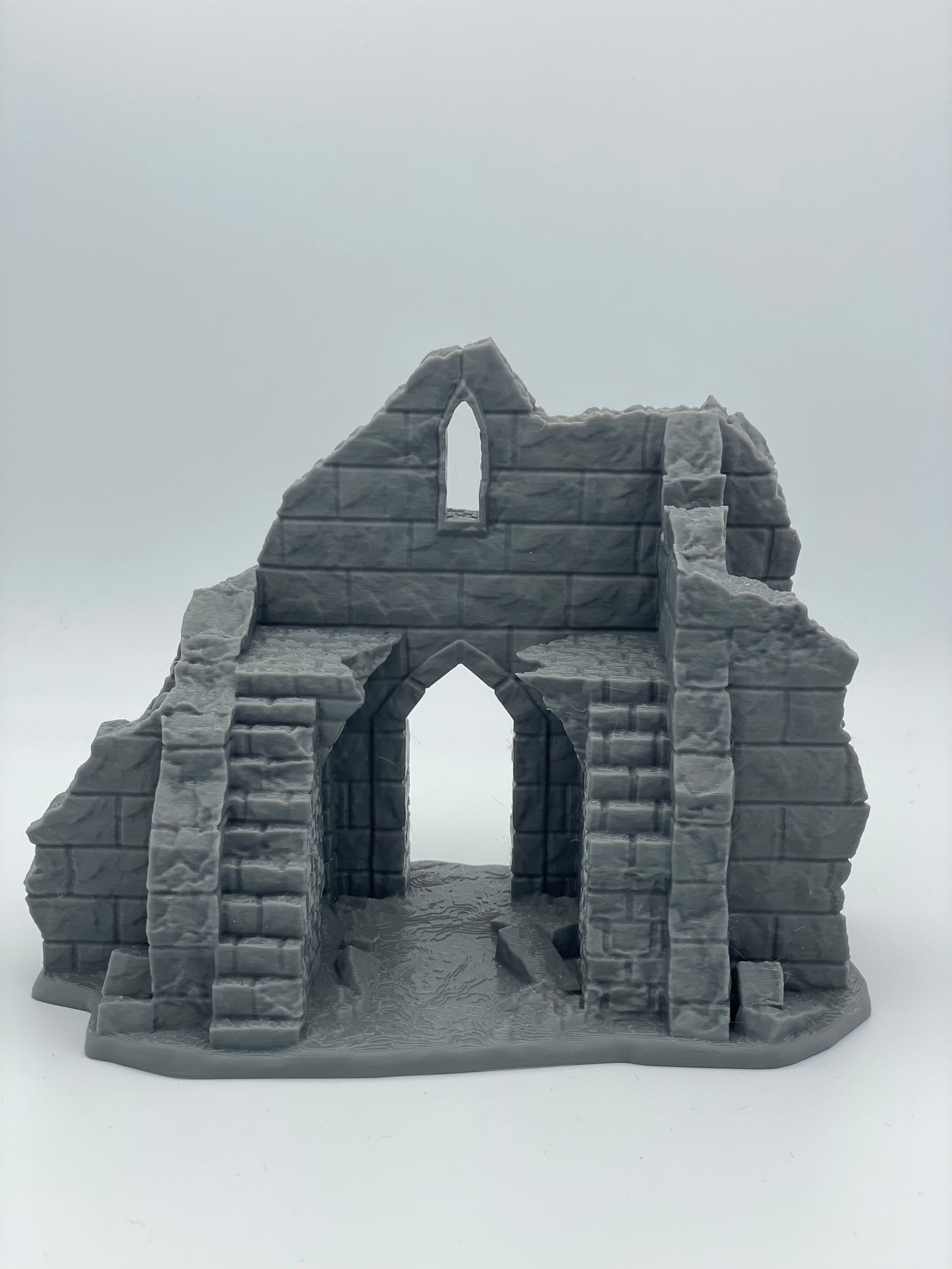 Product photo Tabletop 28mm The Printing Goes Ever On (TPGEO) 0: Ruin E - Debris of a medieval town - Destroyed house