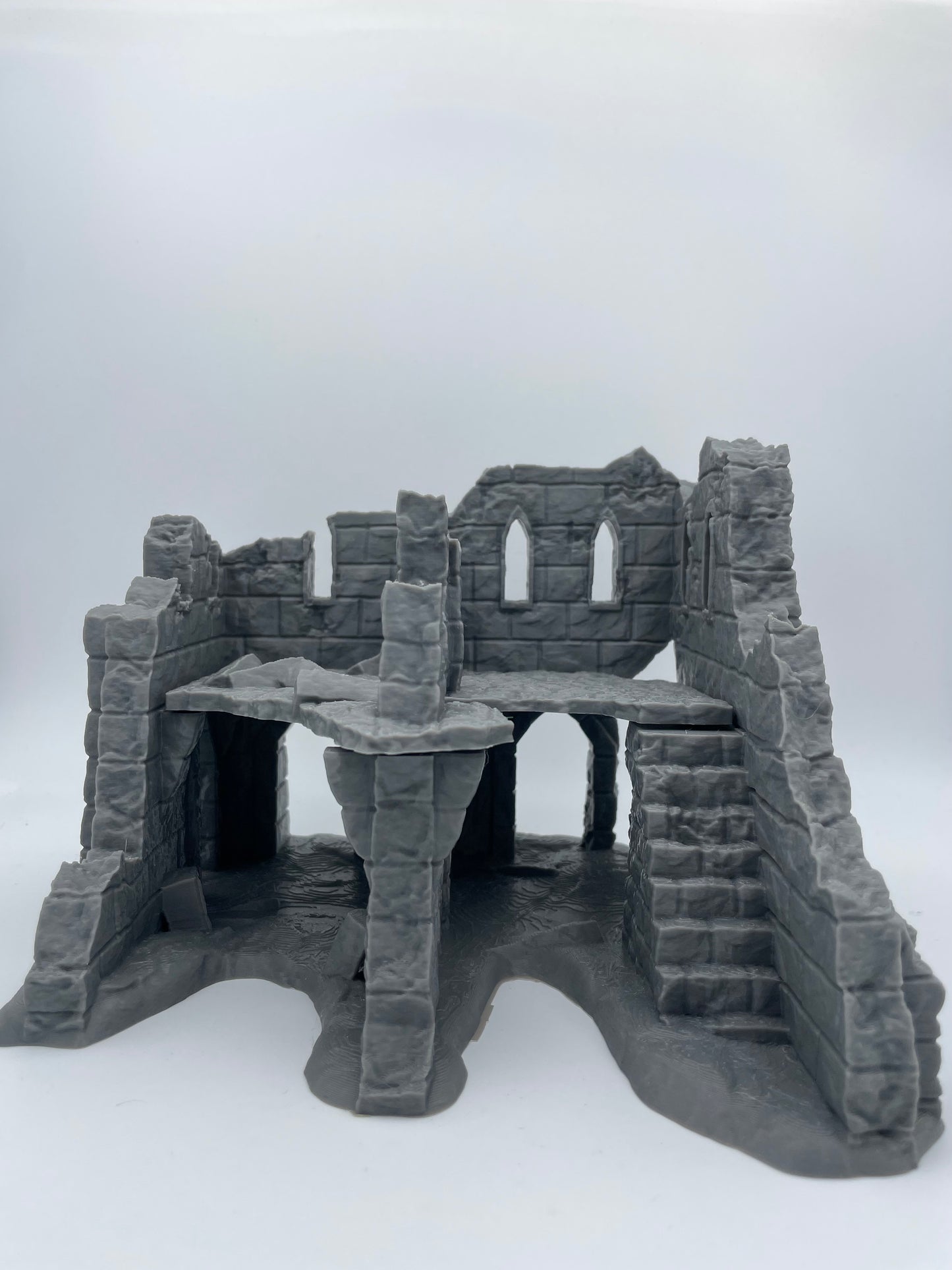 Produktfoto Tabletop 28mm The Printing Goes Ever On (TPGEO) 0: Ruine E - Trümmer einer mittelalterlichen Stadt - Zerstörtes Haus
